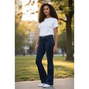 Vintage Tyte Corduroys, Size 7, Dark Blue, Boot Cut, Whimsy